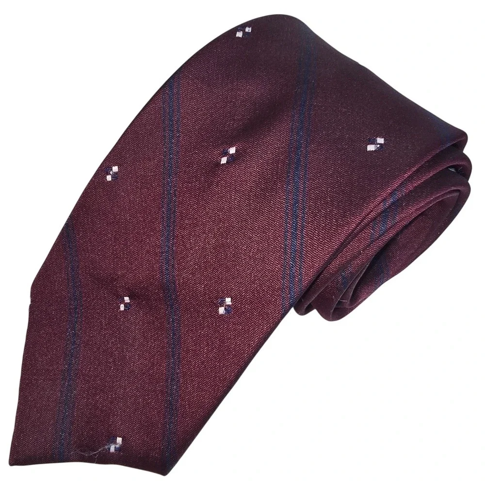 VINTAGE Maroon & Navy KUPPENHEIMER Men's Tie‎